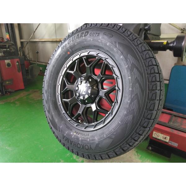 ラングラー JL JK 国産 スタッドレス タイヤ ホイールセット 新品 4本 ヨコハマタイヤ アイスガード SUV G075 265/70R17 17インチ LEXXEL InFerno｜Auto Craft WAT