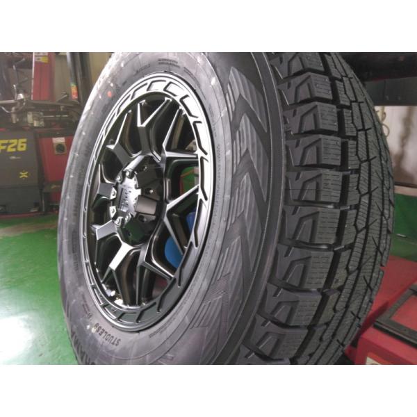 ラングラー JL JK 国産 スタッドレス タイヤ YOKOHAMA iceGUARD SUV G075 ホイールセット 17インチ LEXXEL InFerno 新品 4本セット