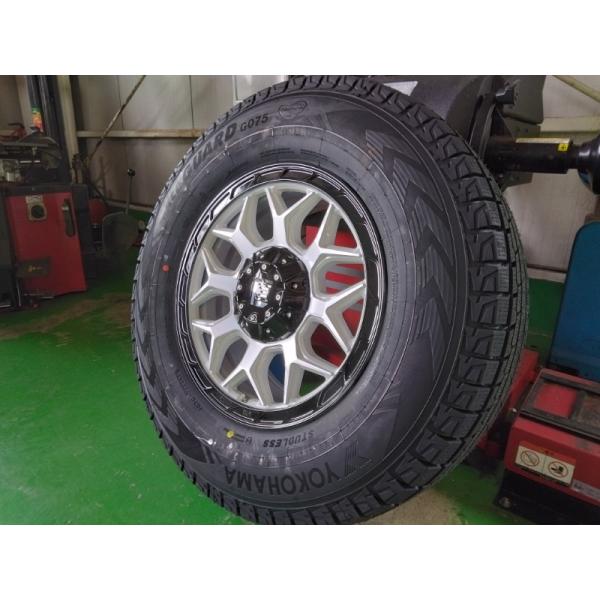 ラングラー JL JK 国産 スタッドレス タイヤ ホイールセット 新品 4本 ヨコハマタイヤ アイスガード SUV G075 265/70R17 17インチ LEXXEL InFerno