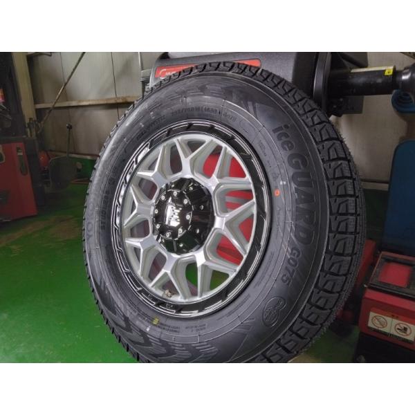 デリカ D5 RAV4 CX5 エクストレイル スタッドレス タイヤホイールセット YOKOHAMA iceGUARD SUV G075 225/70R16 16インチ LEXXEL InFerno 新品 4本セット