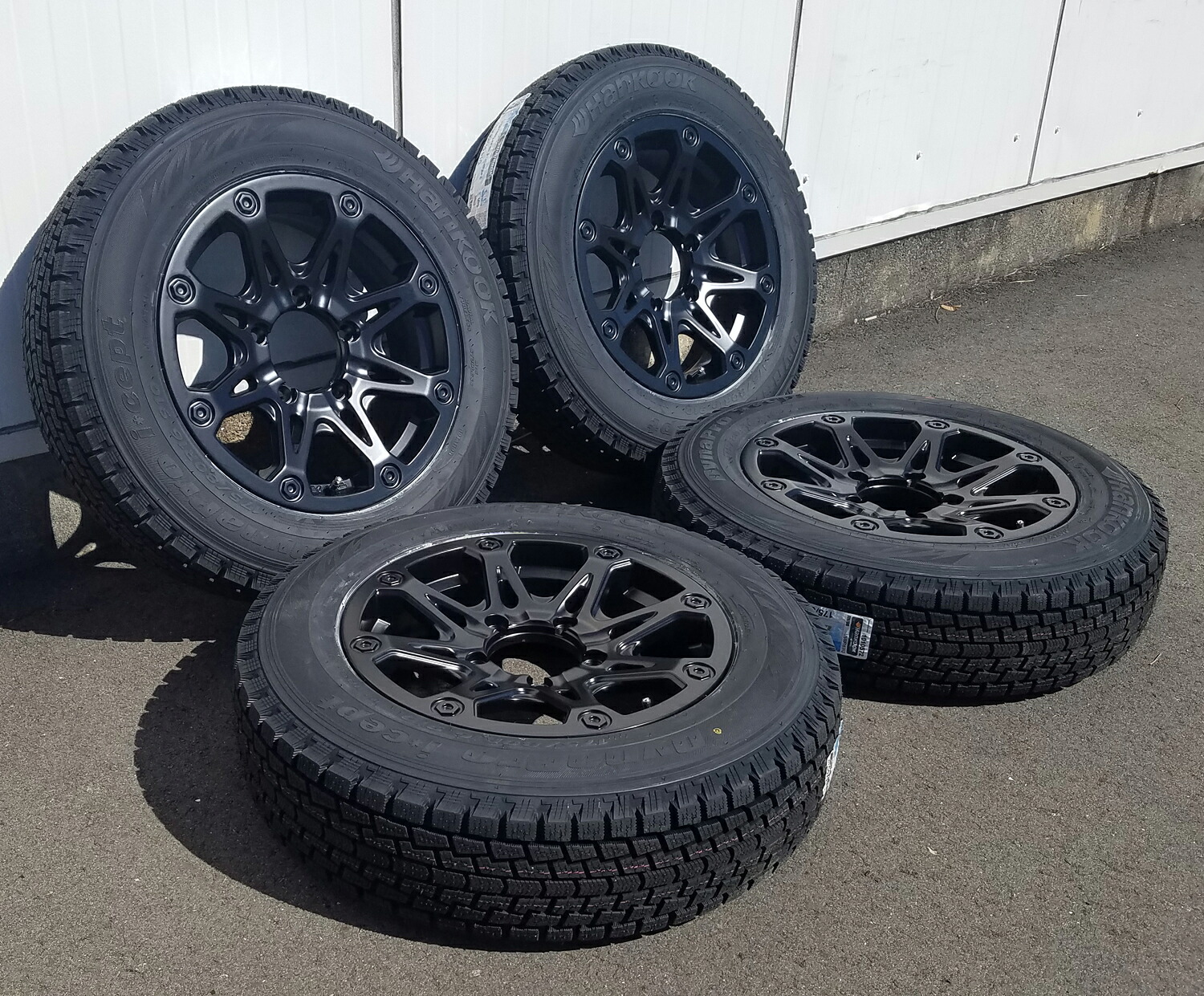 スタッドレス ジムニー JB64W JB23 JB22 JA12 JA11 ハンコック dynapro i*cept rw08 175/80R16 新品 タイヤ ホイール セット 16インチ 1台分 Bounty Collection BDX08|Auto Craft WAT