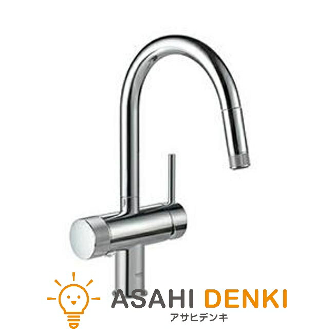 ミンタ　グローエ　浄水器一体型シングルレバーキッチン混合水栓　JPK61802 ミンタ 浄水器一体型シングルレバーキッチン混合栓 コールド