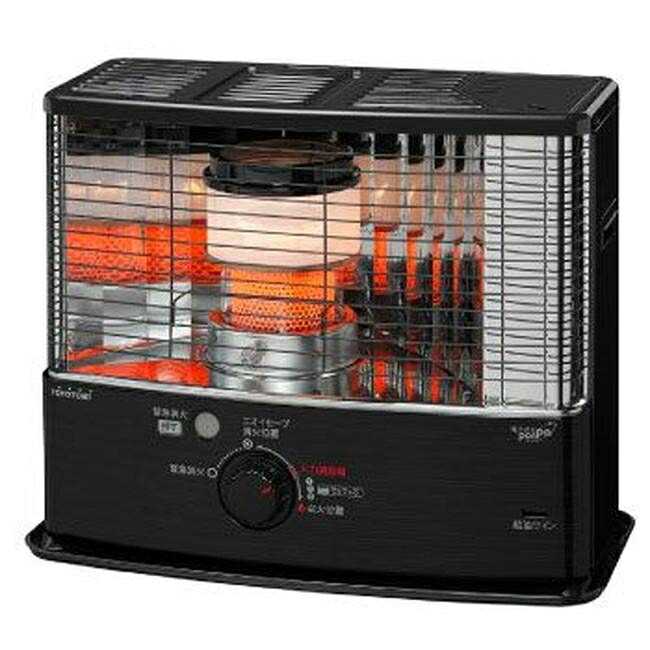 トヨトミ 暖房器・暖房器 HRC-W3624 ブル喨喨たる 原油暖房器 HRC-W3624 B 黒いこと (暖房装置最終生産物3.60KW 混凝土13畳 木造10畳) 暖房器 スートーブ 暖房装置手道具 暖房装置
