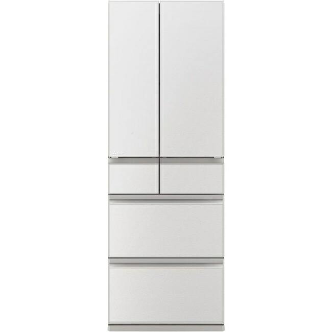 三菱 冷蔵庫(501~599L) MR-WZ55M-W 6ドア WZシリーズ 幅65cm 547L フレンチドア(観音開き) グランドリネンホワイト 大型冷蔵庫|アサヒデンキ 店