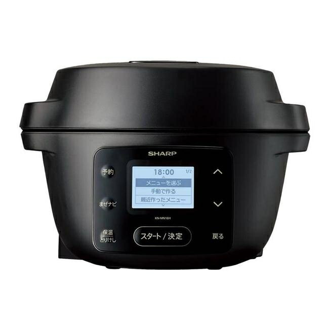 ヘルシオ　ホットクック　KN-HW16G SHARP HEALSiO ブラック SHARP ヘルシオ ホットクック KN-HW16G ブラック
