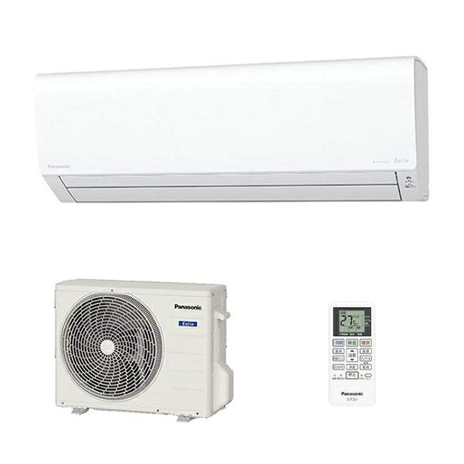 エアコン(～2.8kw) 室内外機セット パナソニック Fシリーズ Eolia エオリア ルームエアコン 冷房/暖房：6畳程度 CS-225DFL-W