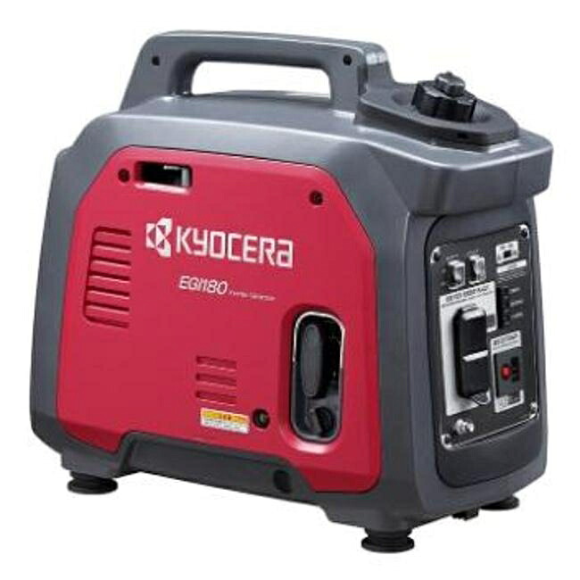 キョウセラ 発電機 EGI180 インバーター発電機 出力1.8kVA 質量18.5kg KYOCERA 発電器 給電｜アサヒデンキ　店
