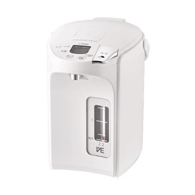 虎 明かりポット PIP-G220-WE TIGER とく子さん 蒸汽船受け答えVE明かりまほうびん 2.2L 給湯迅速さ2座標軸うつり変わり アーバンホワイト 湯沸かし器 湯沸かし機 保温