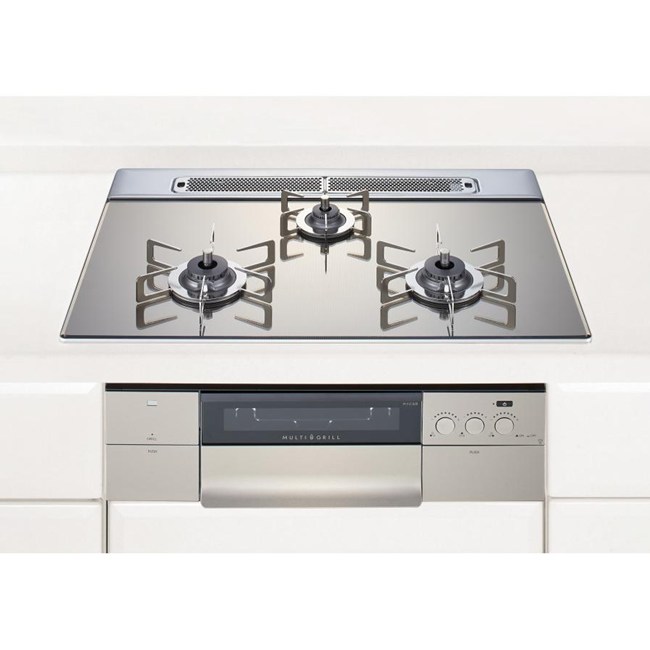 ハーマン ガスコンロ DS3617WASKSTESC 13A 都市ガス ビルトイン 間口 75cm ガラストップタイプ プログレ ガス コンロ｜アサヒデンキ　店