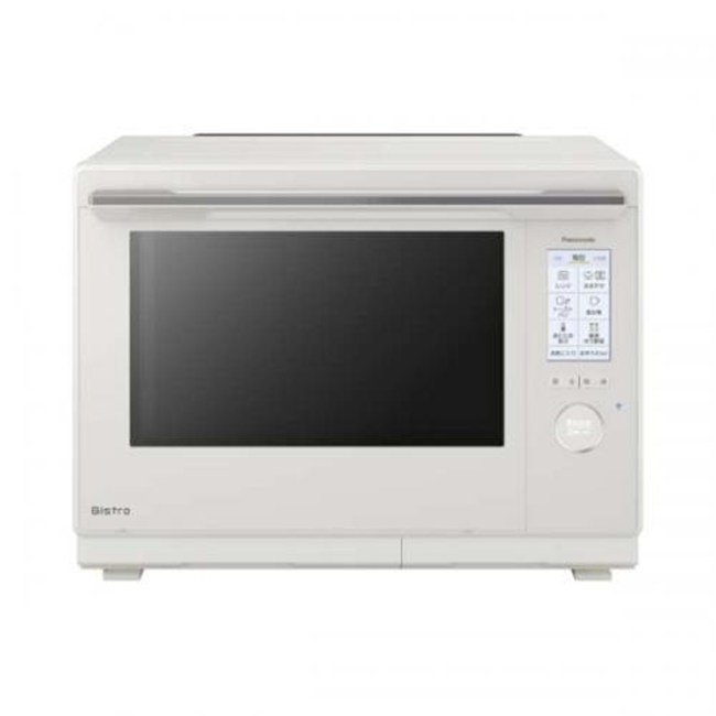 パナソニック NE-UBS10D-W 【即日発送】 電子レンジ オフホワイト Bistro スチームオーブンレンジ 30L カラータッチ液晶 コンベクションオーブン 300℃ おまかせグリル レンジ 調理器具