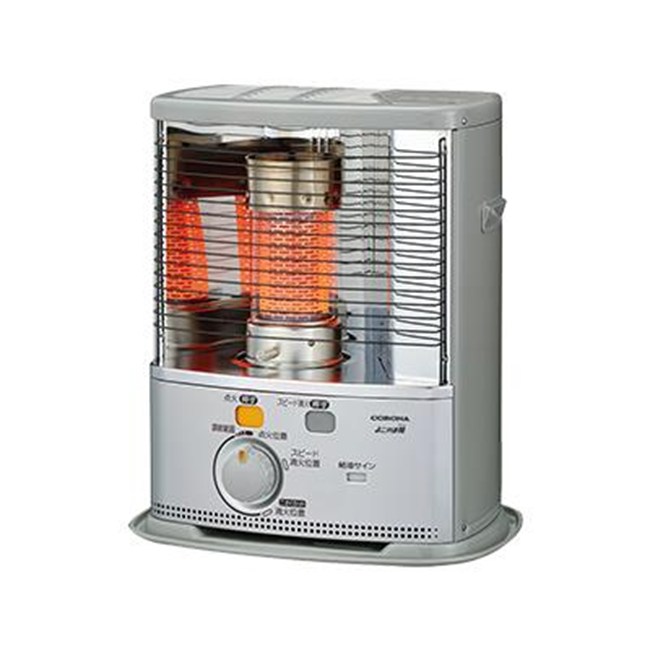 コロナ 暖房器・暖房器 SX-2825Y-S 携帯型原油暖房器 照りかえす形 SX続きもの しろがね色 木造8畳／混凝土10畳 暖房器 スートーブ 暖房装置手道具 暖房装置