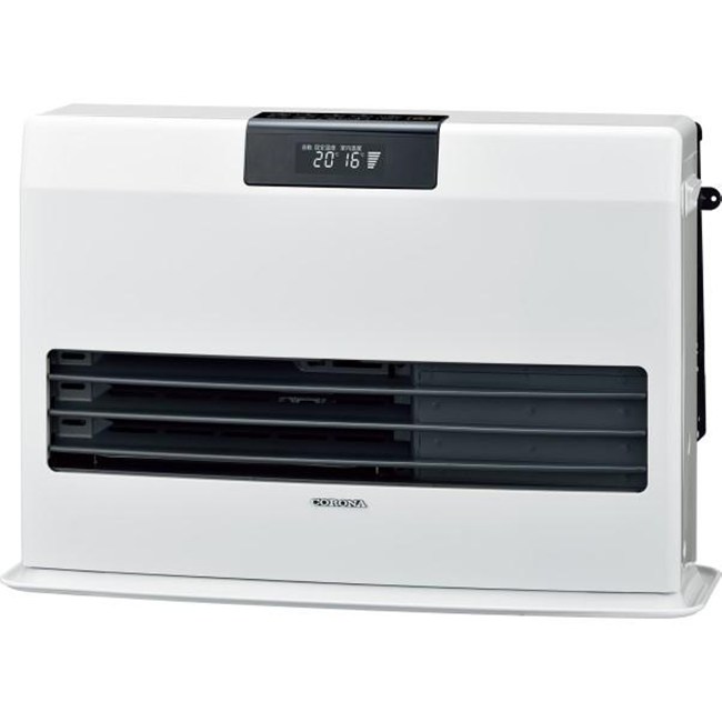 コロナ 暖房器・暖房器 FF-WG52SK-W FF式温風暖房器 木造14畳 屁っ放り化式 ビルトはたご屋印字機 自然的白いこと WG続きもの 暖房器 スートーブ 暖房装置手道具 暖房装置