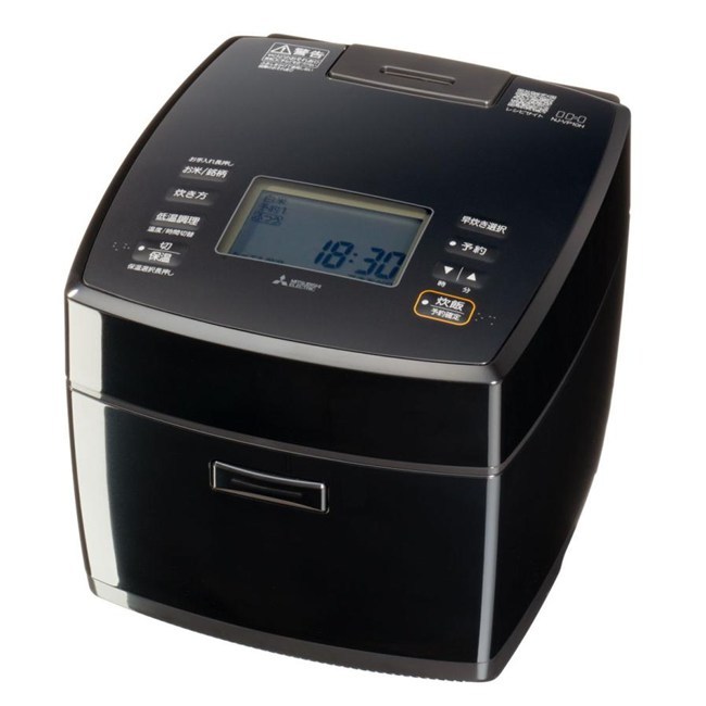 楽天市場】三菱電機 NJ-VE18F-W 月白 1升炊き 10合炊き 備長炭コート