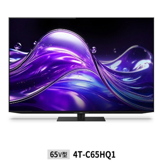 読みやすい テレビ受像機56型～65型 4T-C65HQ1 65V型 有機ELテレビ受像機 AQUOS OLED テレビ受像機 TV