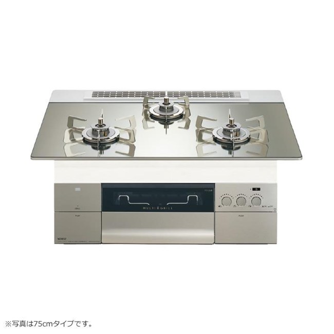 ノーリツ ガスコンロ N3S22PWASKSTESC LP 【プロパンガス】 PROGRE プログレ ビルトインコンロ 60cm プラチナシルバーガラストップ ガス コンロ｜アサヒデンキ　店 106,051円