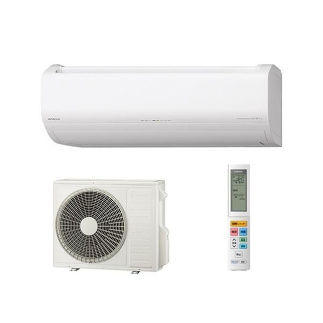 日立 RAS-ZJ6325D エアコン(5.7kw～) 20畳 ルームエアコン ZJシリーズ 白くまくん 単相200V 20畳程度 室内外機セット