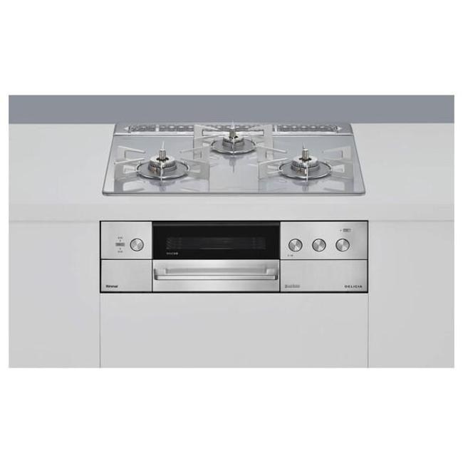 リンナイ ガスコンロ RHS31W39M14RCSTW 13A 都市ガス ココット付属 ビルトインコンロ DELICIA デリシア 60cm幅 3V乾電池タイプ 操作部シンプル ガス コンロ｜アサヒデンキ　店 102,375円