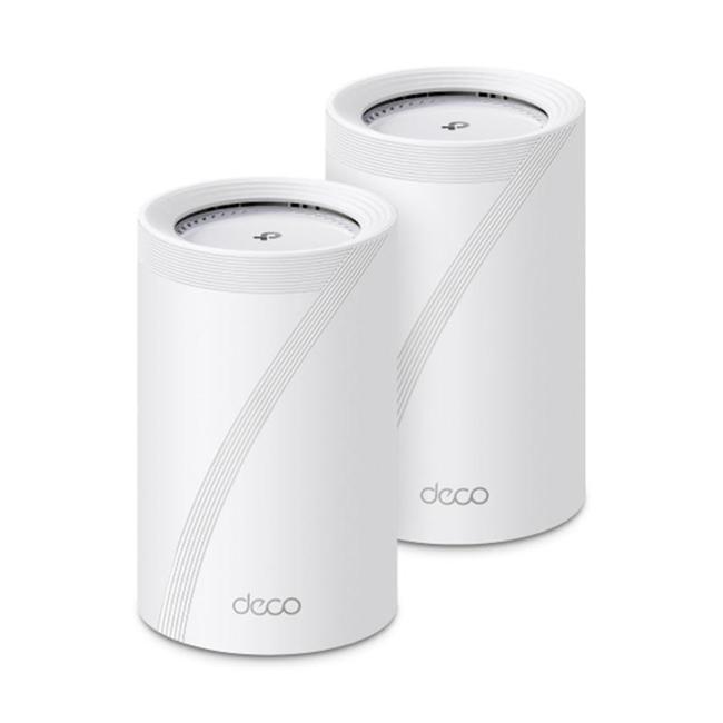 TP-LINK ローカルエリアネットワークルータ DECO BE68 2P BE14000 【即日送りとどける】 トライバンドメッシュWi-Fi 7取り合わせ 2個容器に並べる