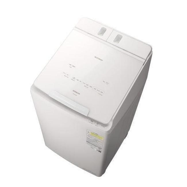 洗濯機(全自動 9.0kg～11kg) 洗濯機 縦型 全自動洗濯機 日立 ホワイト ビートウォッシュ 洗濯乾燥機 洗濯10Kg 乾燥5.5kg BW-DX100M