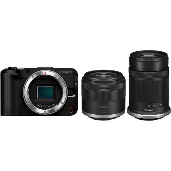 キヤノン デジタル写真機 EOS R50 V ダブルズームキット 黒いこと 【即日送りとどける】 Canon 鏡鑑受け答え一眼写真機 ディジカメ 写真機
