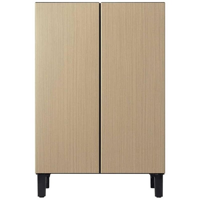アクア AQR-FD7P-C 冷蔵庫(～150L) 冷蔵庫 72L 観音開き 2ドア 幅60cm 家具調デザイン 省エネ静音 LOOC AQR-FD7P グレー系  一人暮らし ひとり暮らし 小型