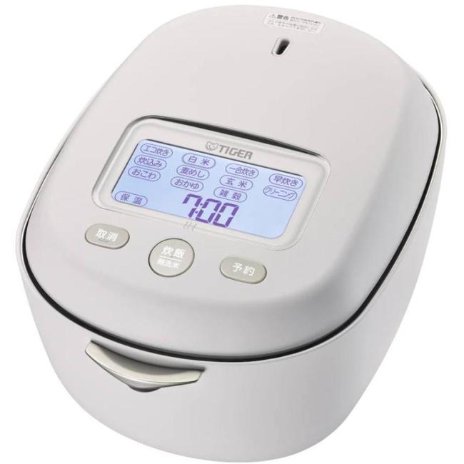 虎 炊飯器 JRX-S100-WS 【即日送りとどける】 土鍋剪断応力IHジャー炊飯器 5.5合 炊きたて ご泡火炊き ミストホワイト ライスクッカー