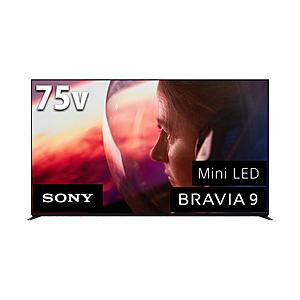 ソニー テレビ受像機66型以上 K-75XR90 Mini LED液晶テレビ受像機 BRAVIA 9 ブラビア 9 XR90続きもの テレビ受像機 TV