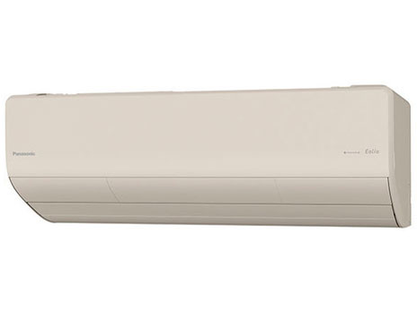 パナソニック CS-254DHX-C 冷房装置(～2.8kw) ベージュ Eolia 壁掛形 8畳用 単相100V 室内外機仕かける ルームエアコン-エアコン-季節・空調家電