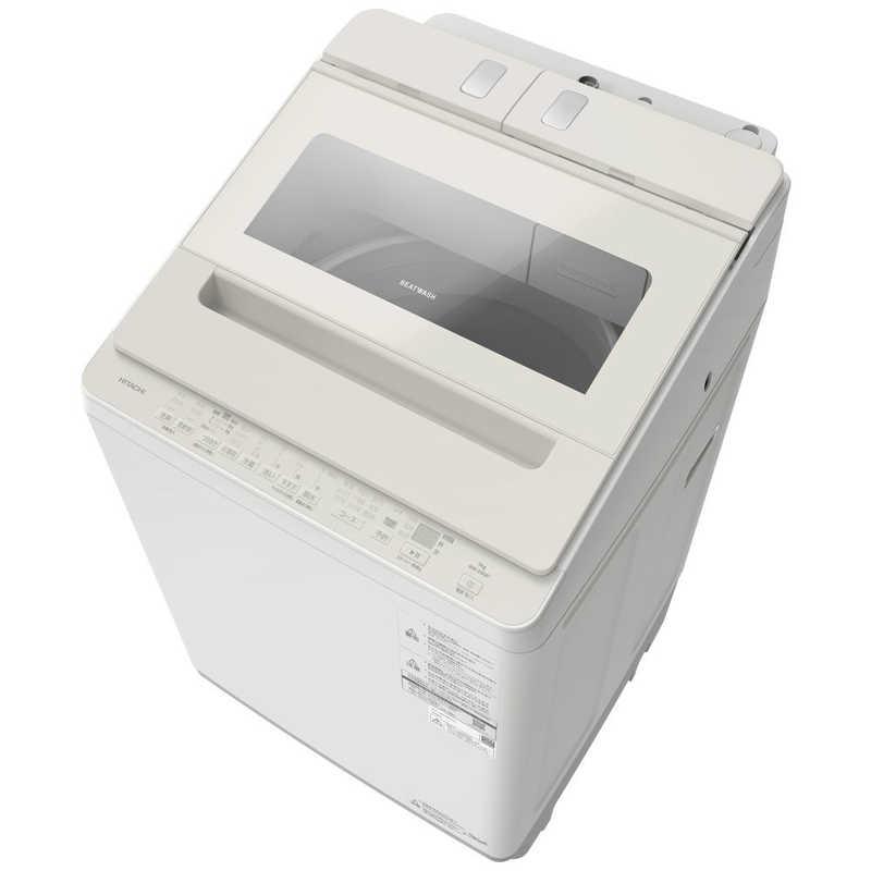 日立 洗い濯ぎ機(全自動小銃 9.0kg～11kg) BW-X90P-C 全自動小銃洗い濯ぎ機 洗い濯ぎ9.0kg ビートウォッシュ 自動小銃投じる 繻子ベージュ 洗い濯ぎ機 縦型 全自動小銃洗い濯ぎ機