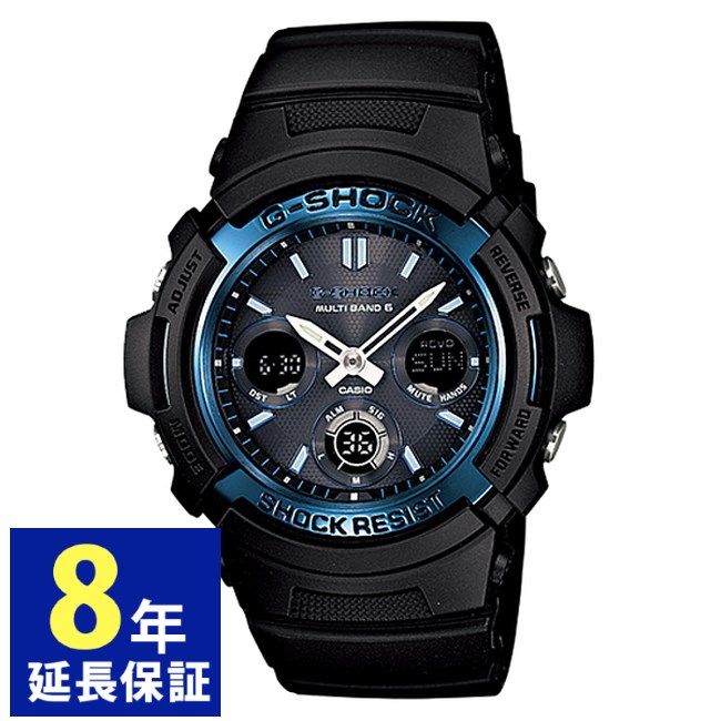 ✦カシオ G−SHOCK AWG-101 電波時計【美品】 G-SHOCK AWG-101電波ソーラー Gショック 腕時計