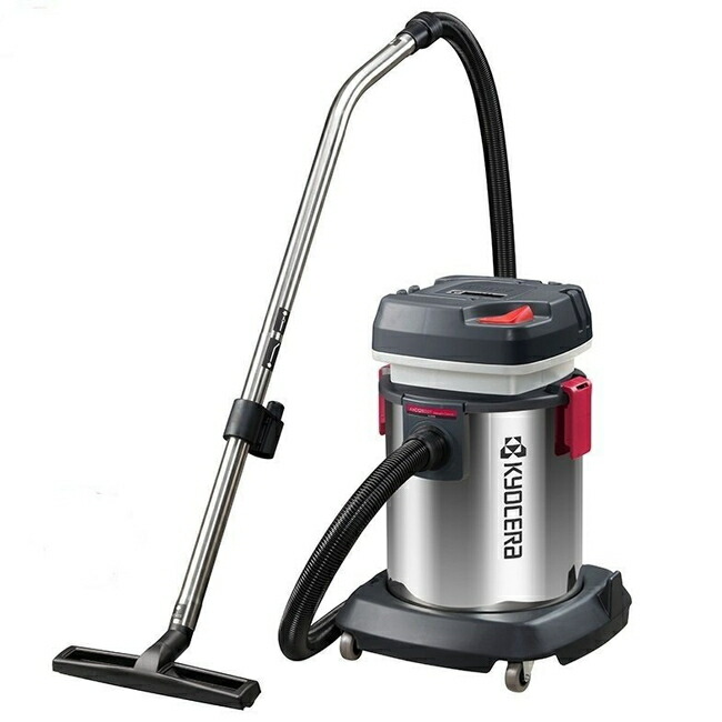 キョウセラ AVC1250ST 掃除機 旧リョービ プロ用 集じん機 ブラック ステンレス製タンク仕様 乾湿両用