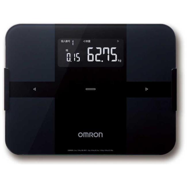 血圧計・体重計 ヘルスメーター 健康 オムロン OMRON 体重体組成計 カラダスキャン connect対応 KRD-608T2-BK