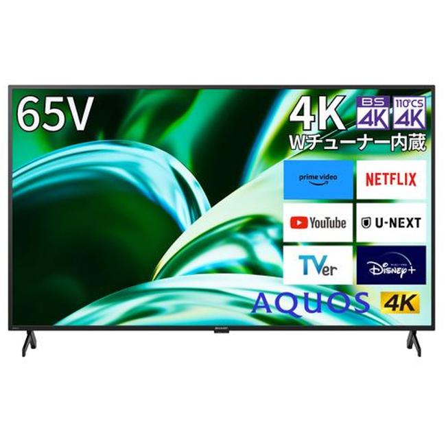 テレビ56型～65型 テレビ TV シャープ AQUOS(アクオス) 4K Wチューナー内蔵 65V型 4T-C65FL1