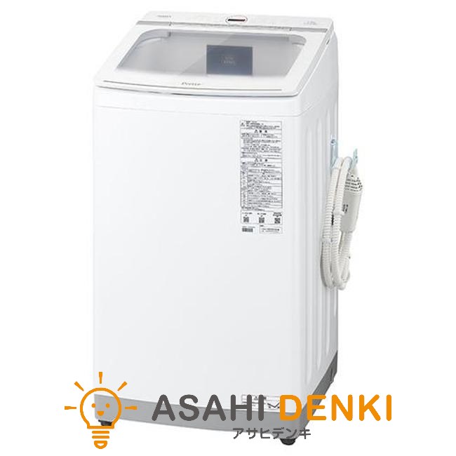 洗濯機(全自動 6.1kg～8kg) 洗濯機 縦型 全自動洗濯機 アクア AQUA Prette plus 洗濯8kg ホワイト AQW-VX8R-W