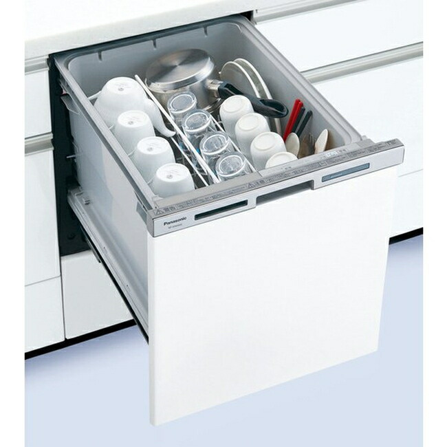パナソニック 食器洗い機・かわき切る機・浄水器 NP-45MS9W 食器洗いかわき切る機 部屋の入り口ダイアログボックス型 ディープタイプ 白いこと 食洗機 食洗器
