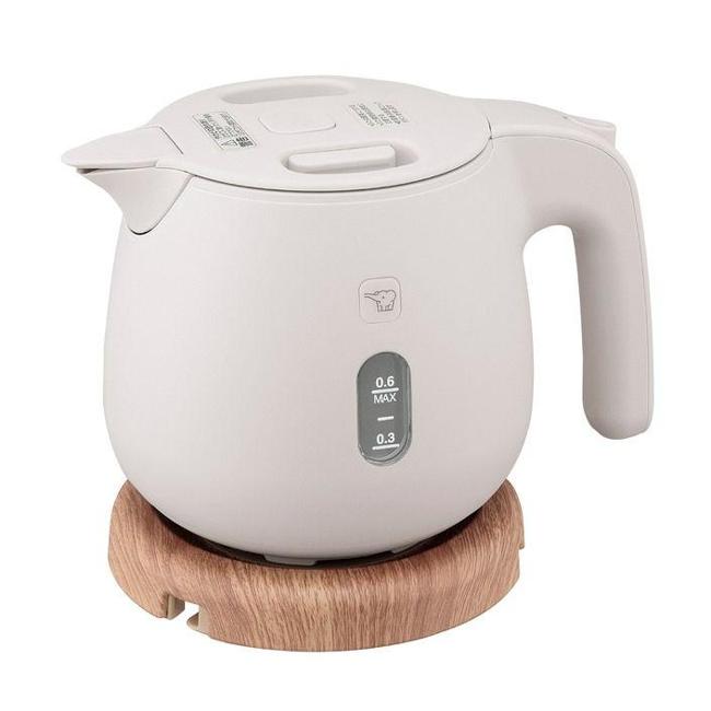 電気ポット 湯沸し器 湯沸し機 保温 象印 ゾウジルシ 0.6L 象印 電気ケトル サンドグレー CKSA06 CK-SA06-HZ