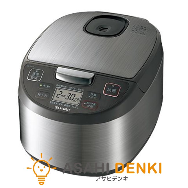 シャープ 炊飯器 KS-S10J-S 5合炊き 一人暮らし用 5.5合炊き炊飯器 マイコン式炊飯器 ライスクッカー １人暮らし ライスクッカー｜アサヒデンキ　店