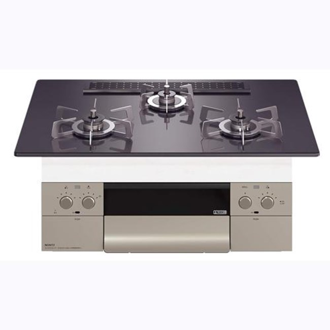 ガスコンロ ガス コンロ ノーリツ 都市ガス オルシェ S・FLATシリーズ ビルトインガスコンロ 左右強火力 75cmタイプ N3WU2PWASQSTESC 12A 13A