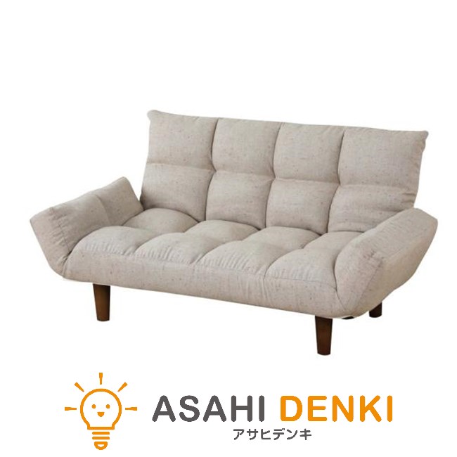 ソファ 椅子 インテリア おしゃれ オシャレ アズマヤ マイナ 折りたたみカウチソファ W115×D55-67×H59 LSS-19BE