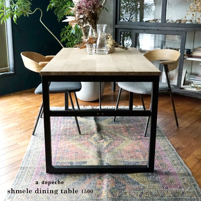 a.depeche アデペシュ RAMS dining table 1300-