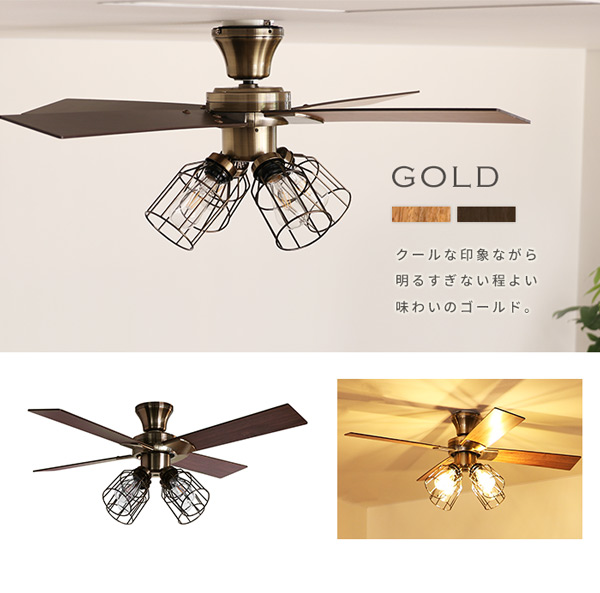 Ceiling Fan Light Filament Led Light Stylish Nostalgic Vintage Like Black And White Gold Modern Ceiling Lighting Electric Fan Circulator Interior