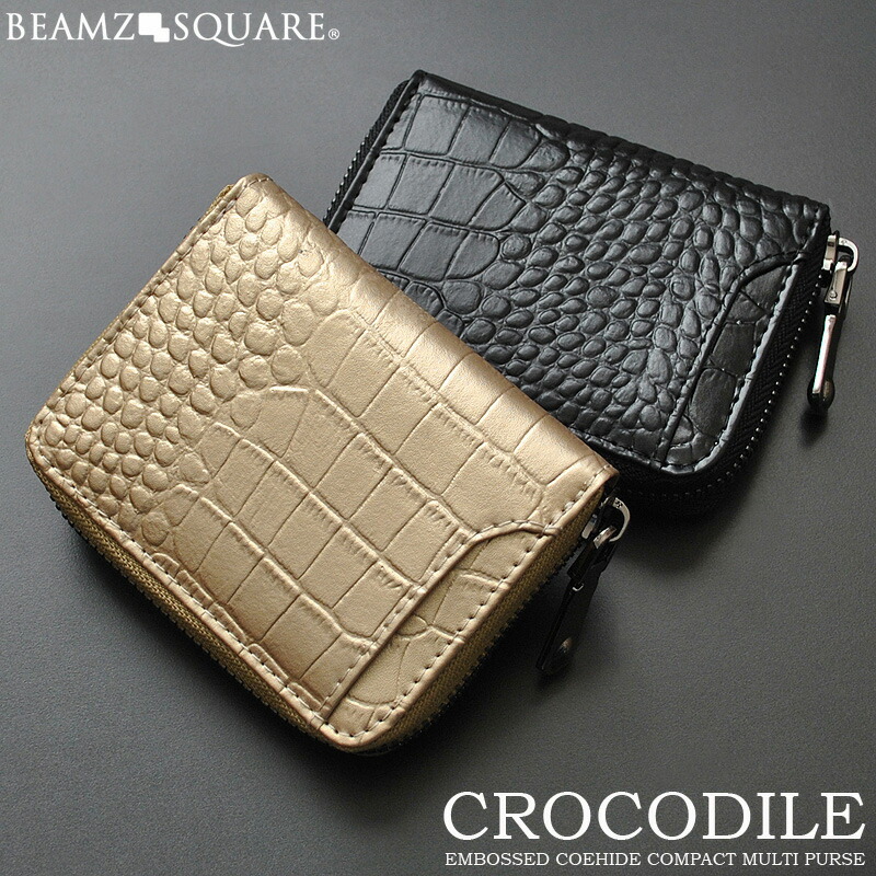 財布・ケース・小物入れ KasteRA スクエア カード コインケース シュリンクレザー