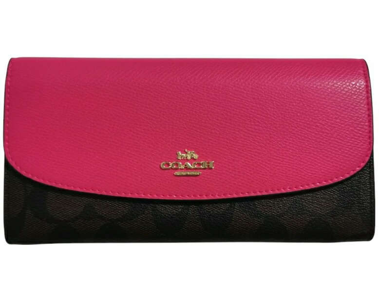 楽天市場】COACH F54022 REDコーチ スナップ式長財布