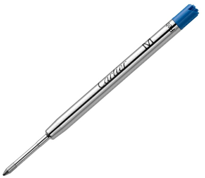 楽天市場】Cartier CRMXE0QJ6WBALLPOINT REFILL BRASS BLUE M