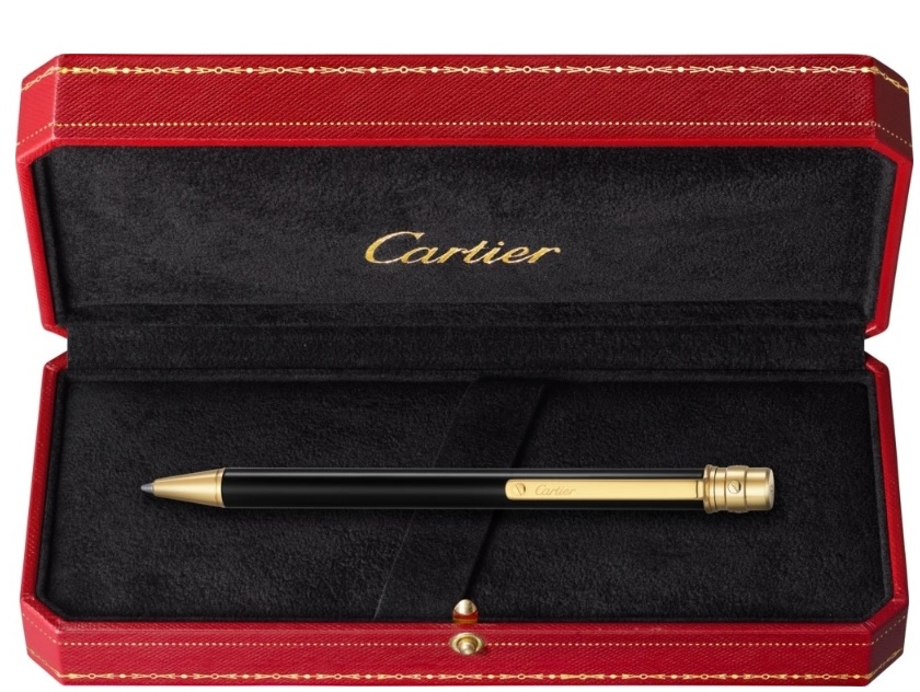 CARTIER OP000147SANTOS DE PENサントス ボールペンブラックラッカー