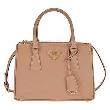 PRADA 1BA896-S/LU/CHIPRIAプラダ 2WAY御徒面子なめし革 チプリア×ゴールド