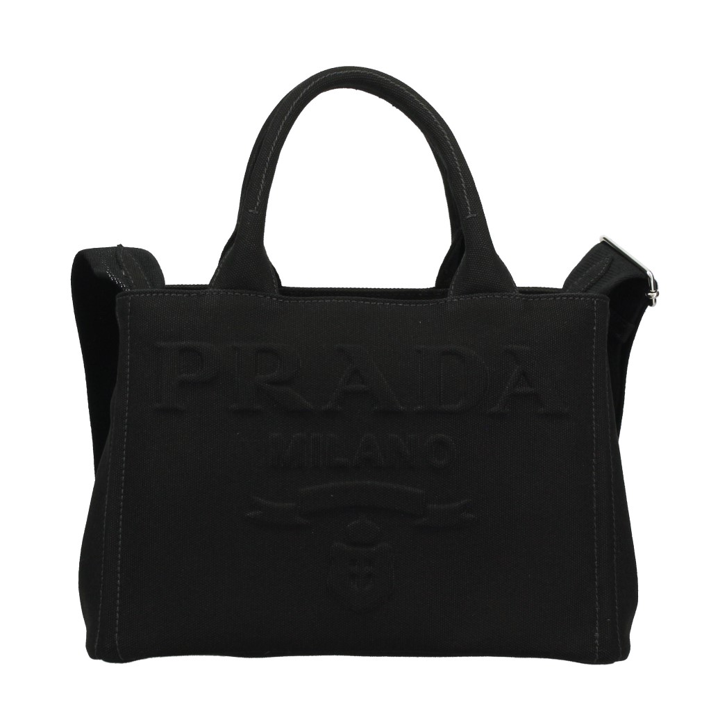楽天市場】PRADA プラダ ハンドバッグ2WAYキャンバスショルダーバッグ
