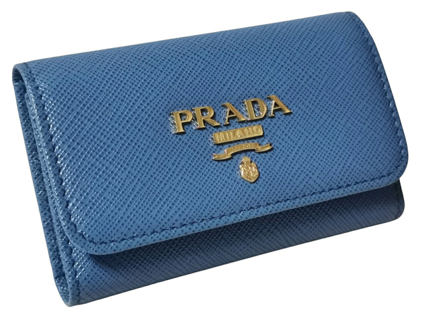 ほぼ未使用✨ PRADA プラダ キーケース サフィアーノ ネイビー 楽天市場】【海外買付品】PRADA（プラダ）キーケース ラウンド