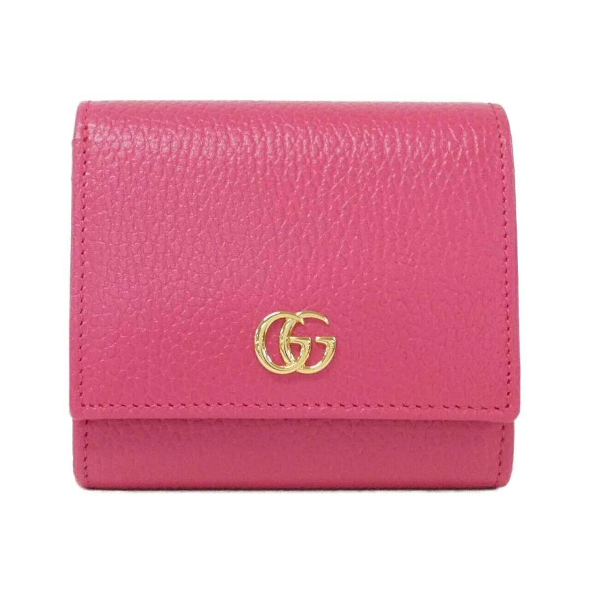 グッチ 長財布 2つ折り GGマーモント 革 ピンク FP229 楽天市場】グッチ GUCCI 二つ折り財布 ミニ財布 レディース プチ