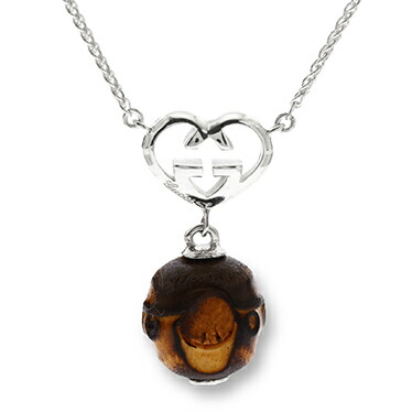 楽天市場】GUCCI グッチ バンブーペンダントネックレスロゴ刻印